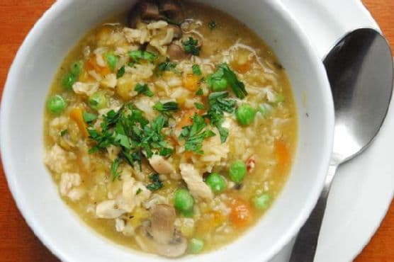 Chicken and Leek Porridge