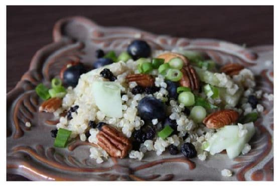 Double Blueberry Quinoa Salad