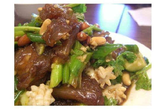 Lamb and Rice Noodle Stir Fry