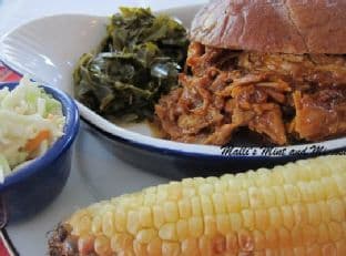 Pulled Pork Sandwich with Mango BBQ sauce