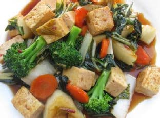 Thai Tofu With Bok Choy
