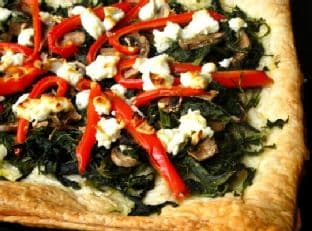 Vegetable Tart With Goat Cheese