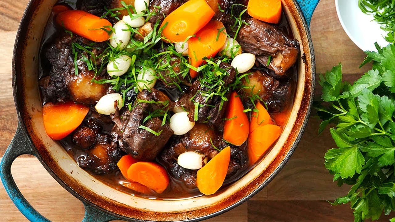 Red Wine Stewed Oxtail