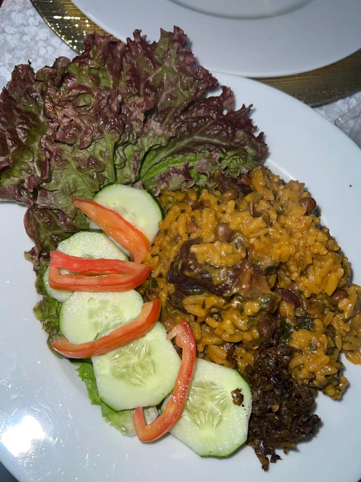 Trini Goat Pelau